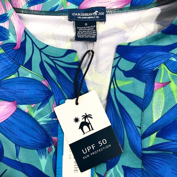 Caribbean Joe Tropical Tunic Dress - Picture 6 of 10